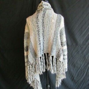 Knit Fringed Cardigan